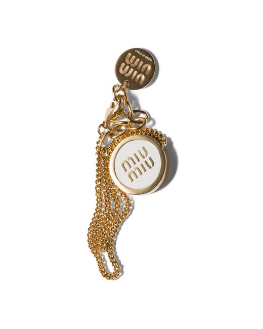 Miu Miu Metallic Enameled Metal Bracelet