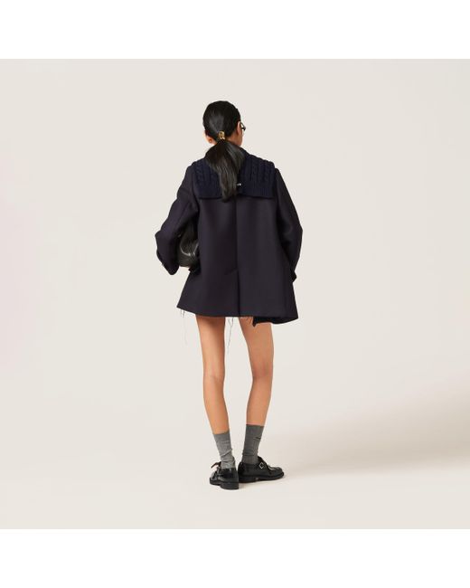 Miu Miu Blue Cloth Jacket