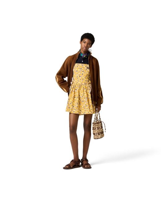 Miu Miu Metallic Poplin Dress