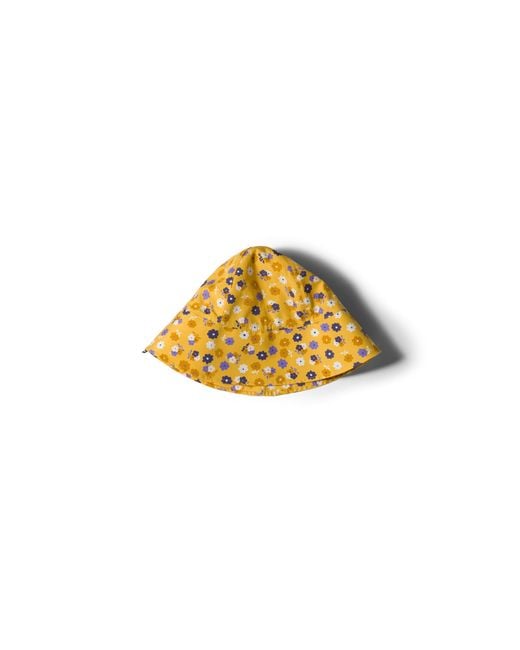 Miu Miu Yellow Poplin Bucket Hat