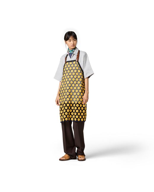 Miu Miu Metallic Macramé Apron