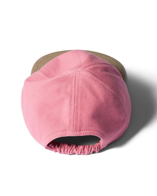 Miu Miu Pink Drill Baseball Cap
