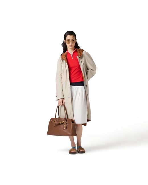 Miu Miu Brown Aventure Nappa Leather Bag
