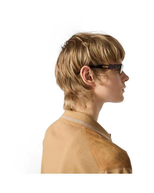 Miu Miu Natural Wool And Suede Shirt