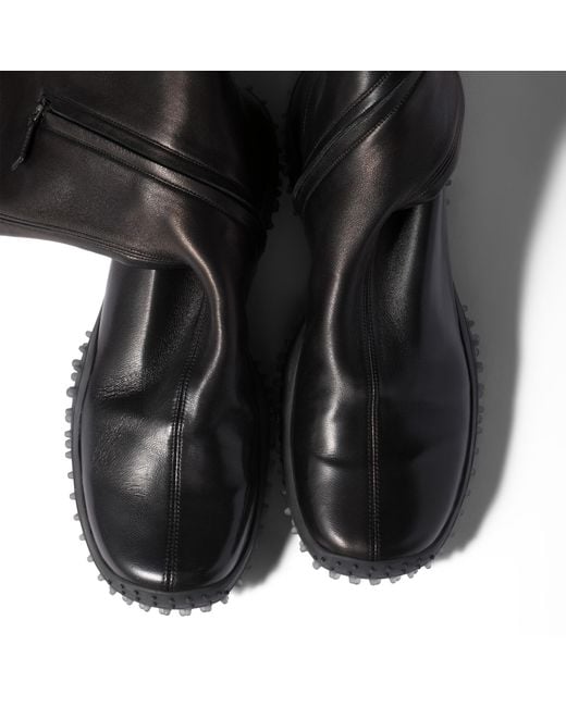 Miu Miu Black Stretch Nappa Leather Boots