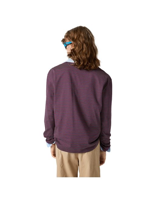 Miu Miu Purple Striped Jersey T-Shirt
