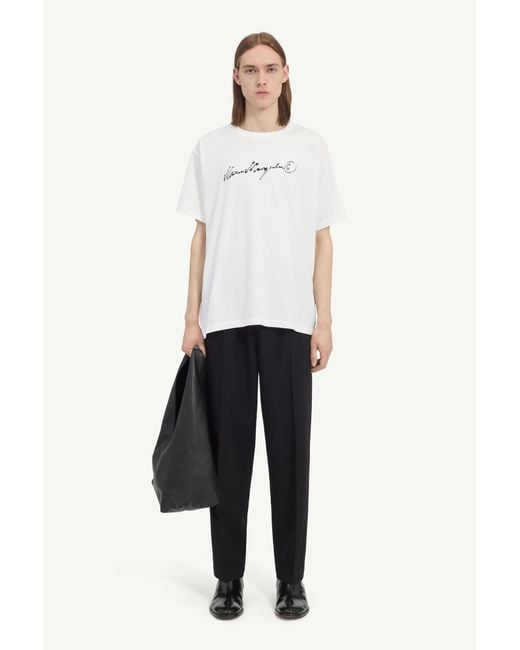 MM6 by Maison Margiela White Overdyed Jersey T-Shirt for men