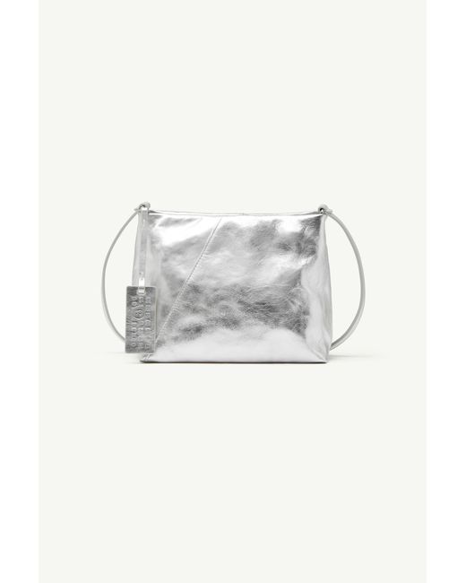 MM6 by Maison Margiela White Folded Japanese Shoulder Bag