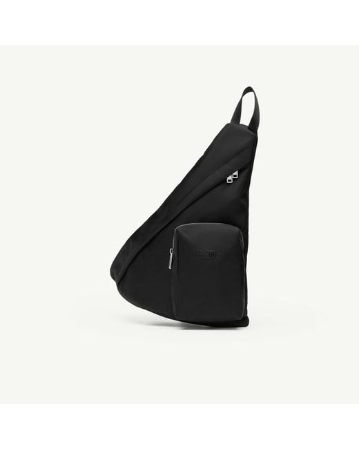 MM6 by Maison Margiela Black Numeric Sling Backpack