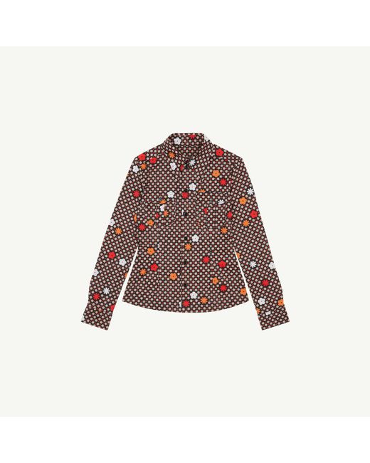 MM6 by Maison Margiela Red Jersey Shirt