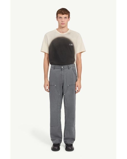 MM6 by Maison Margiela Gray Workwear Trousers for men