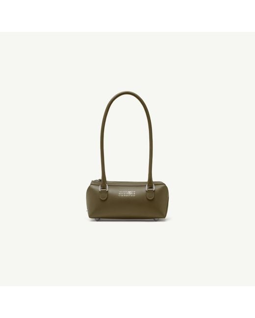 MM6 by Maison Margiela Green Bauletto Shoulder Bag Mini