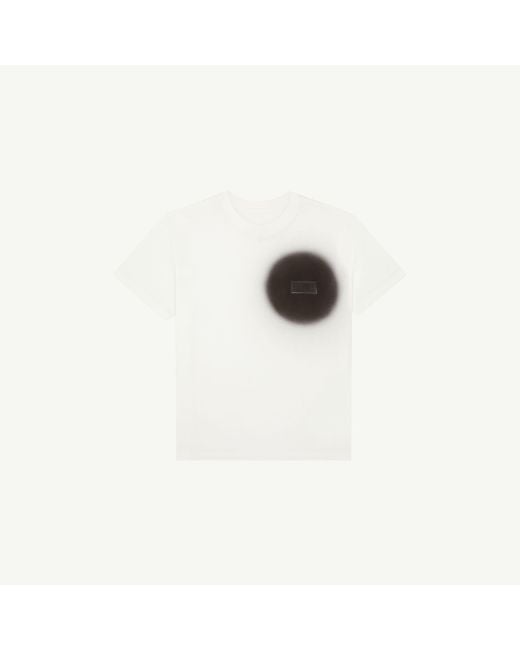 MM6 by Maison Margiela White Spray Paint T-Shirt