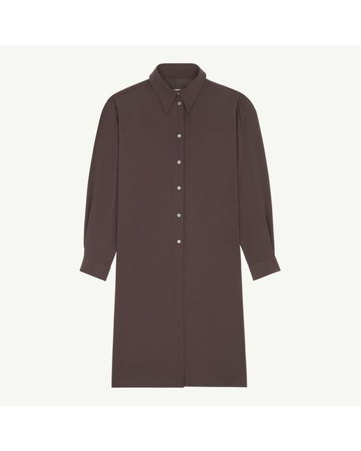 MM6 by Maison Margiela Brown Dual-Wear Shirt