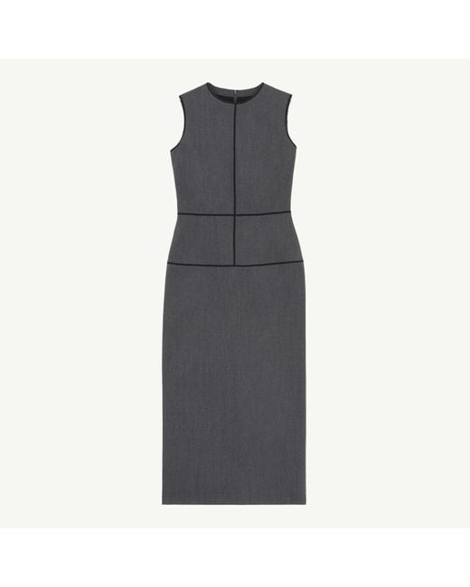 MM6 by Maison Margiela Gray Midi Dress
