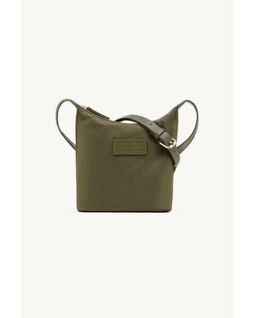 MM6 by Maison Margiela Green Numeric Vertical Crossbody Bag