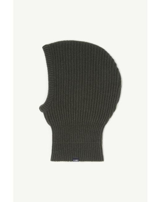 MM6 by Maison Margiela Green Knit Balaclava