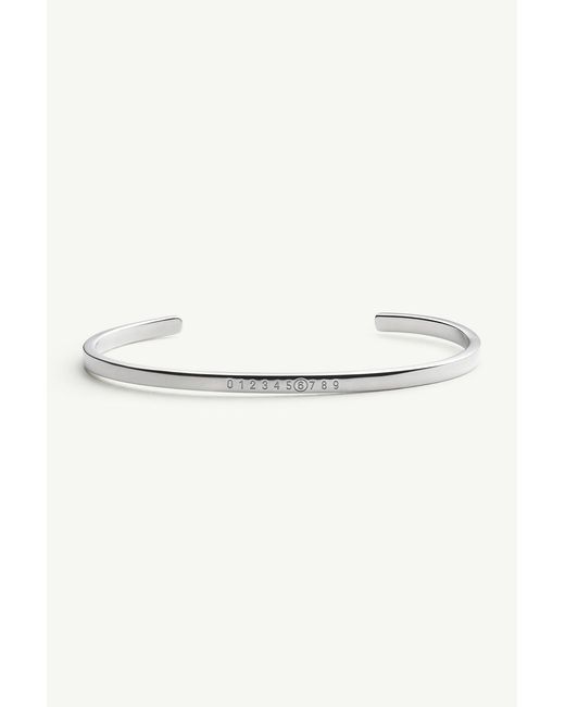 MM6 by Maison Margiela Natural Numeric Minimal Signature Cuff Bracelet