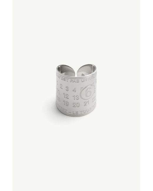 MM6 by Maison Margiela Multicolor Souvenir Sticker Band Ring