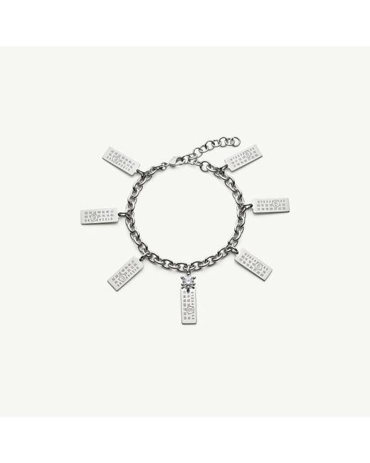 MM6 by Maison Margiela Metallic Numeric Charm Bracelet