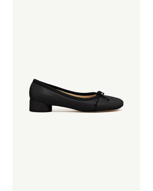 MM6 by Maison Margiela Black Anatomic Ballerinas