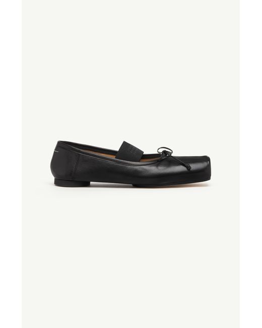 MM6 by Maison Margiela Black Ballet Flats