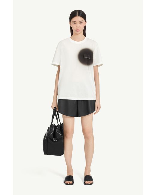 MM6 by Maison Margiela White Spray Paint T-Shirt