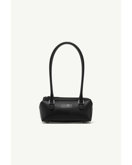 MM6 by Maison Margiela Black Bauletto Shoulder Bag Mini