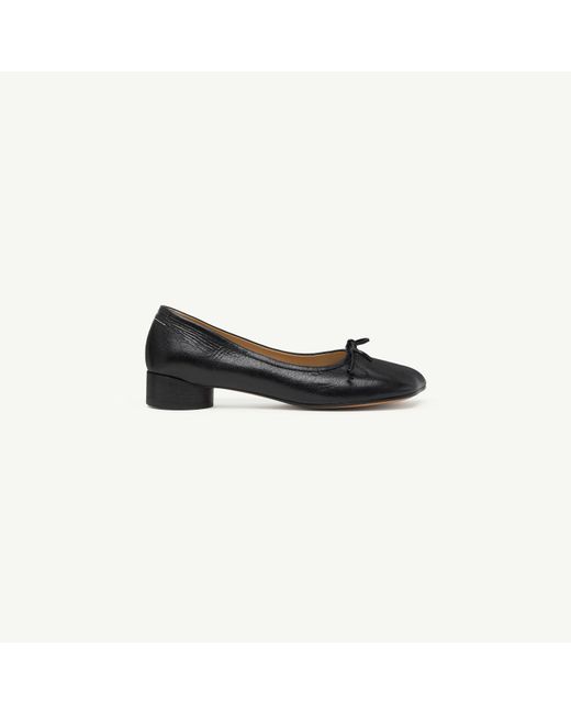MM6 by Maison Margiela Black Anatomic Numeric Ballerinas