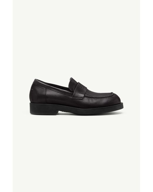 MM6 by Maison Margiela Black City Biker Loafers for men