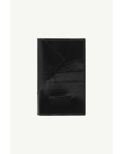 MM6 by Maison Margiela Black Taped Bi-Fold Wallet for men