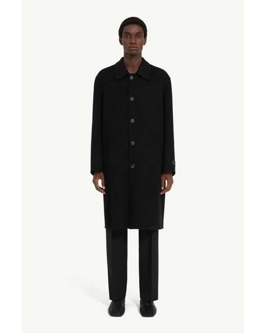MM6 by Maison Margiela Black Wool Coat for men