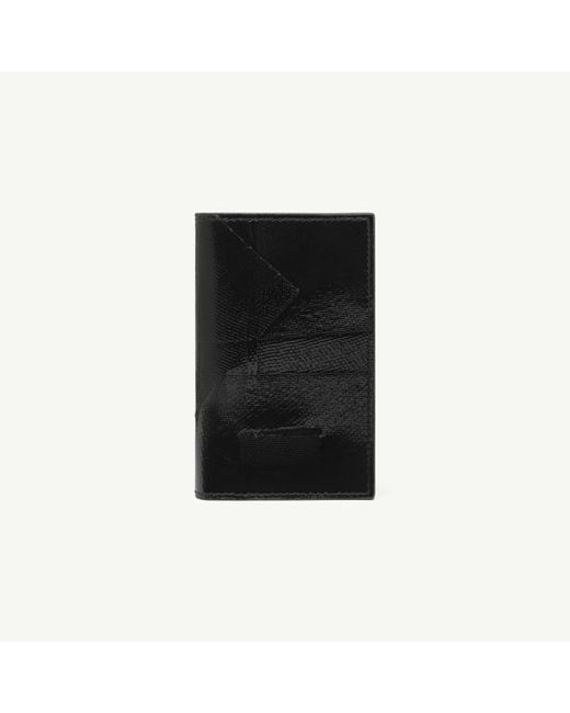 MM6 by Maison Margiela Black Taped Bi-Fold Wallet for men