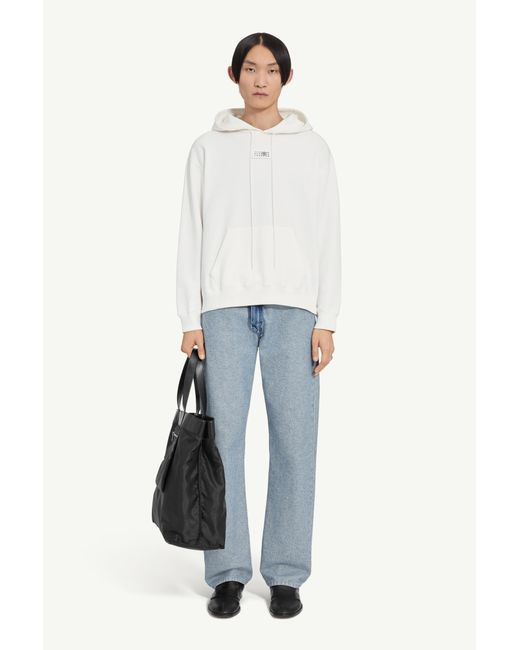 MM6 by Maison Margiela White Numeric Sweatshirt for men