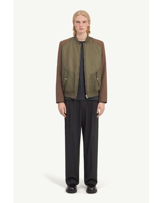 MM6 by Maison Margiela Green Mannequin Bomber Jacket for men