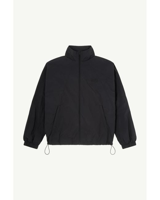 MM6 by Maison Margiela Blue Nylon Zip Jacket for men