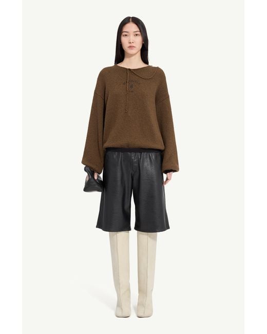 MM6 by Maison Margiela Brown Knit Jumper