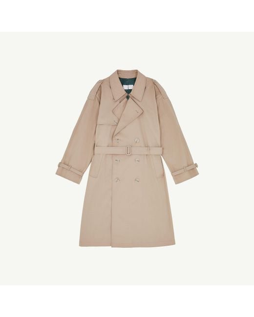 MM6 by Maison Margiela Natural Twist Trench Coat
