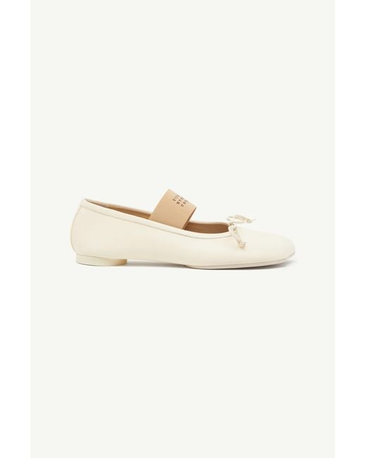 MM6 by Maison Margiela Natural Anatomic Numeric Ballerinas
