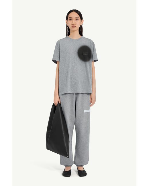 MM6 by Maison Margiela Gray Spray Paint T-Shirt
