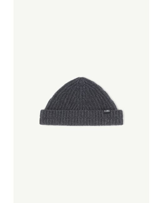 MM6 by Maison Margiela Blue Numeric Knit Beanie