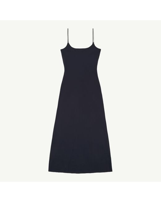 MM6 by Maison Margiela Blue Long Jersey Dress