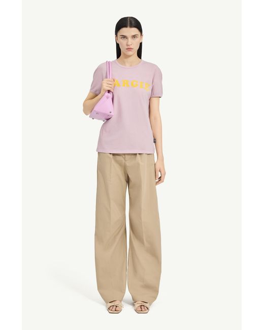 MM6 by Maison Margiela Pink Vintage Jersey T-Shirt