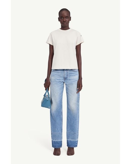 MM6 by Maison Margiela White Mannequin-Print Cotton Jersey T-Shirt