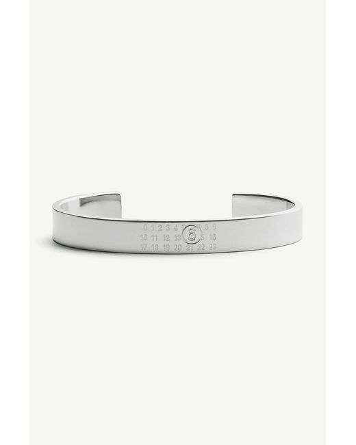 MM6 by Maison Margiela Multicolor Numeric Minimal Signature Cuff Bracelet