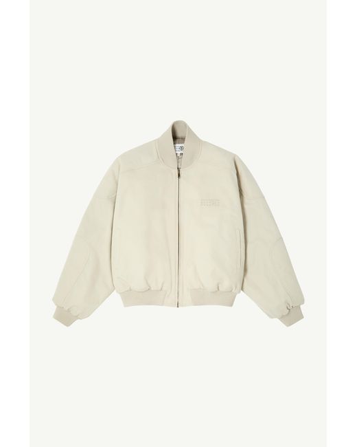 MM6 by Maison Margiela Natural Cotton Twill Jacket