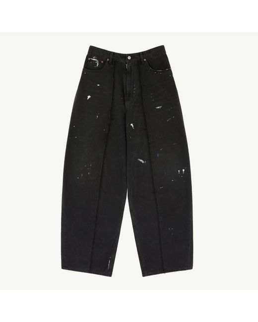 MM6 by Maison Margiela Black Wide-Leg Jeans for men