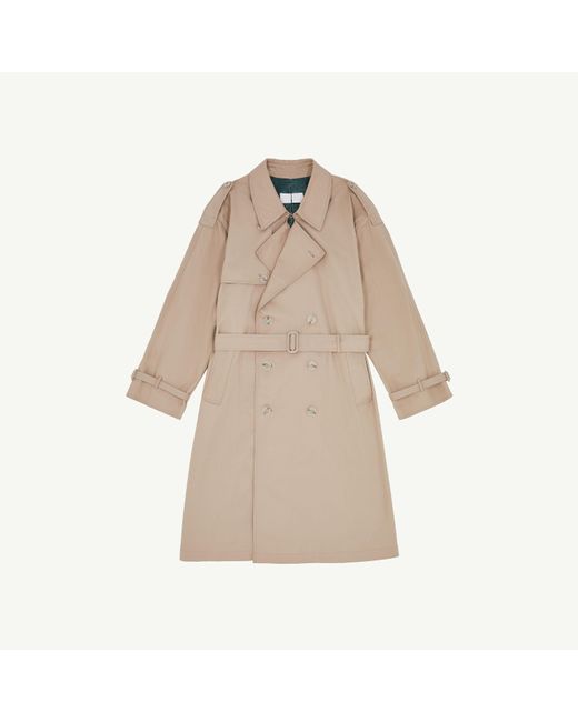 MM6 by Maison Margiela Natural Twist Trench Coat