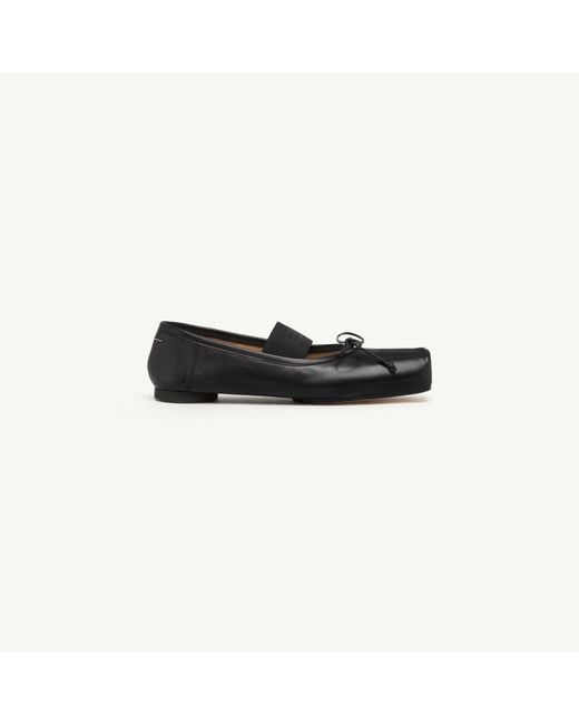 MM6 by Maison Margiela Black Ballet Flats