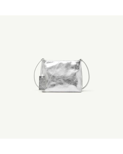 MM6 by Maison Margiela White Folded Japanese Shoulder Bag